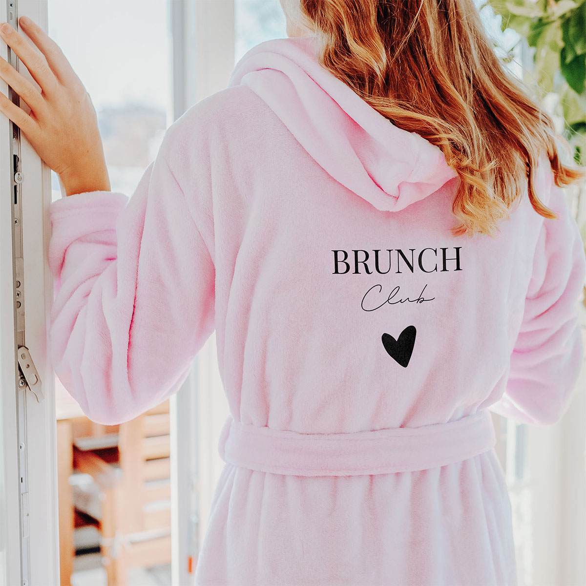 Image of Personalised Bathrobe with Message & Symbol