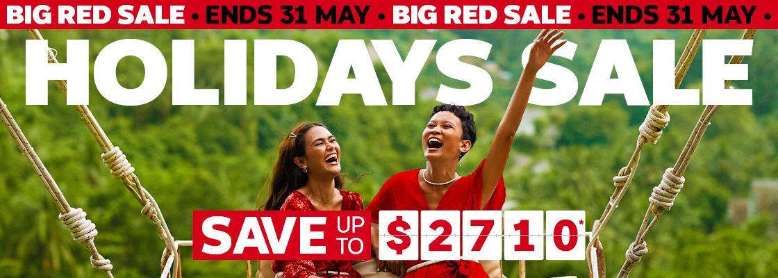 HOLIDAYS SALE - BOOK NOW