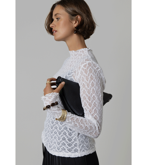 Indiana Lace Long Sleeve Tee