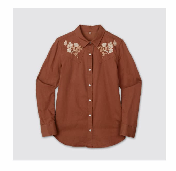 Women's Embroidered Ranch Shirt