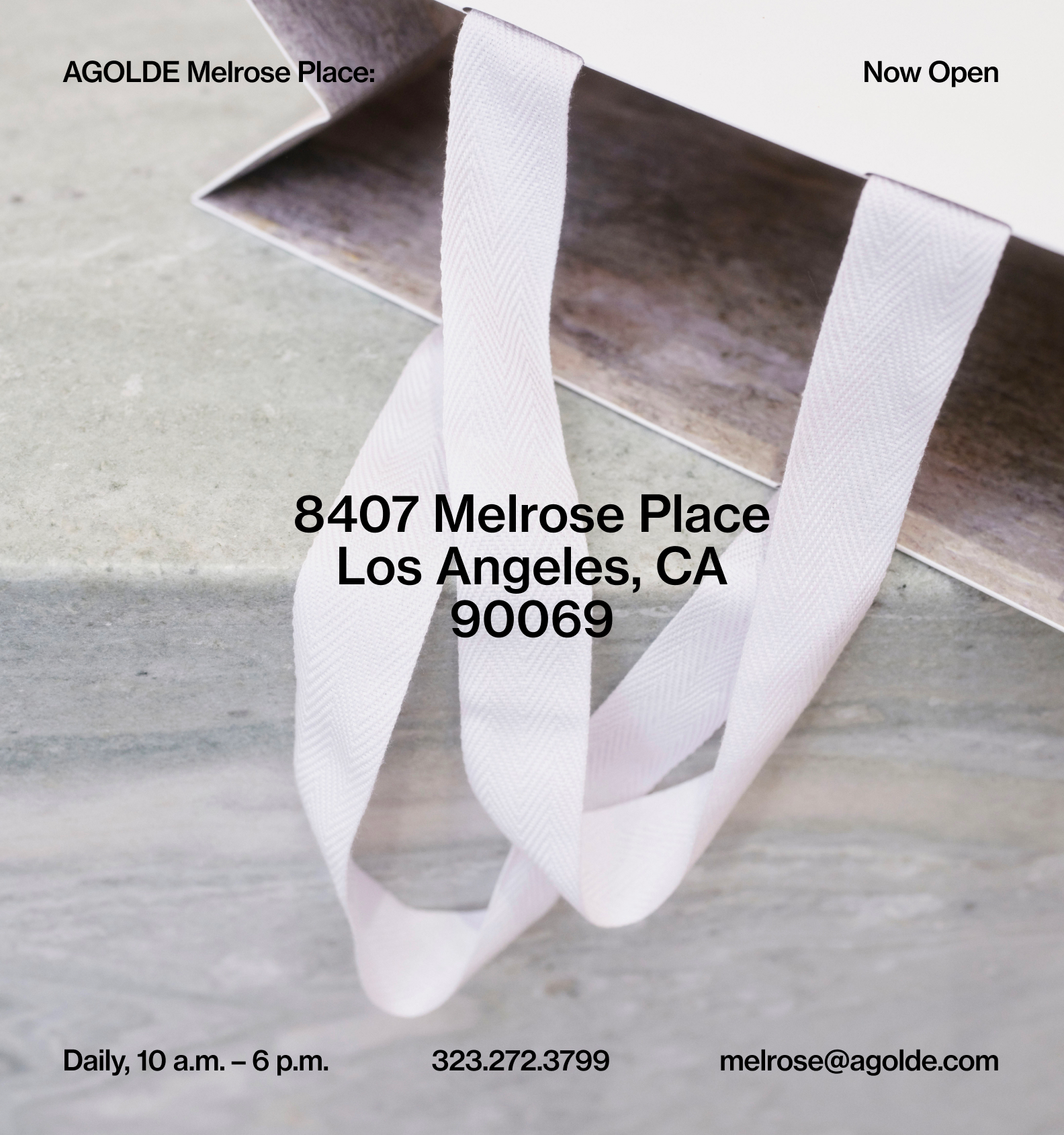 AGOLDE Melrose Place: Now Open