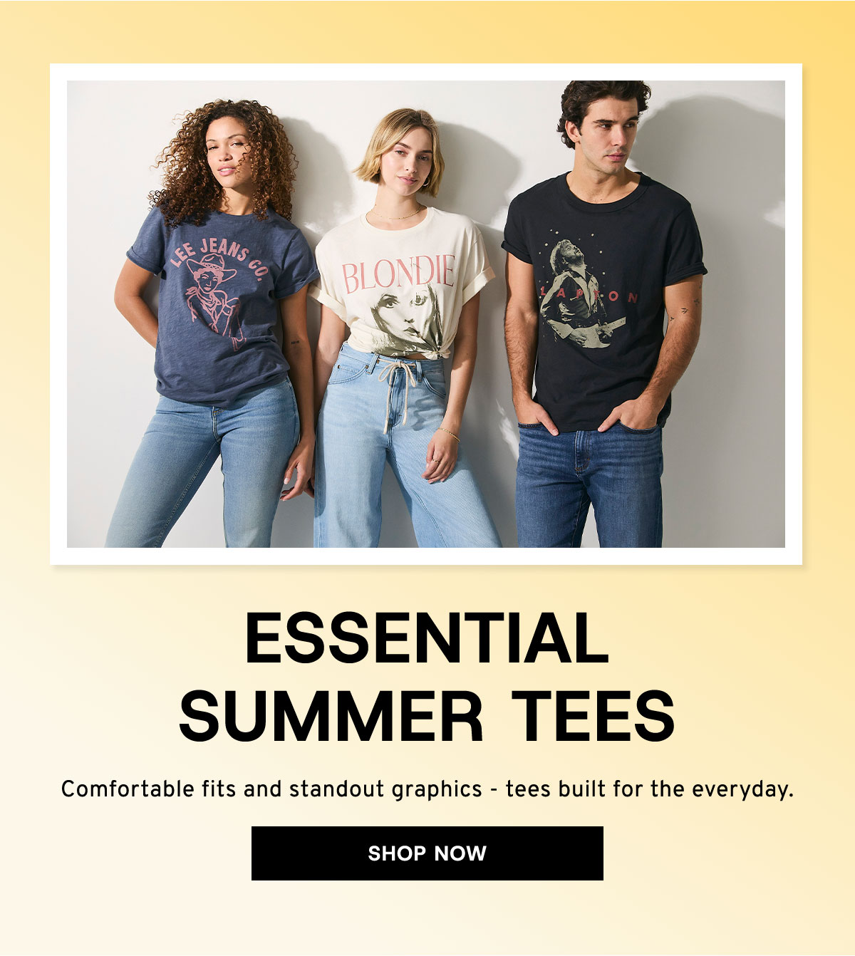 Essential summer tees Shop Now