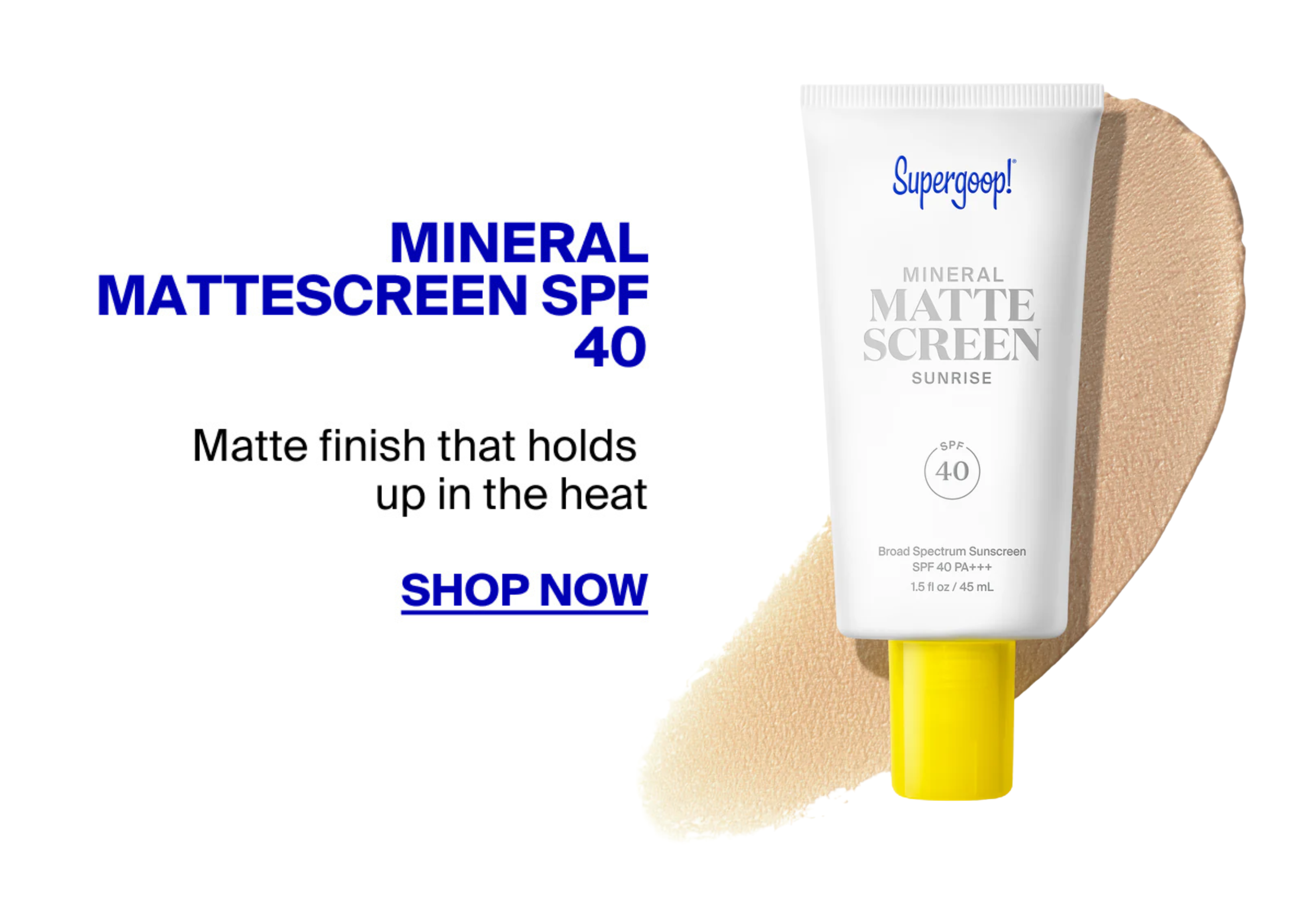 Shop Mattescreen SPF 40