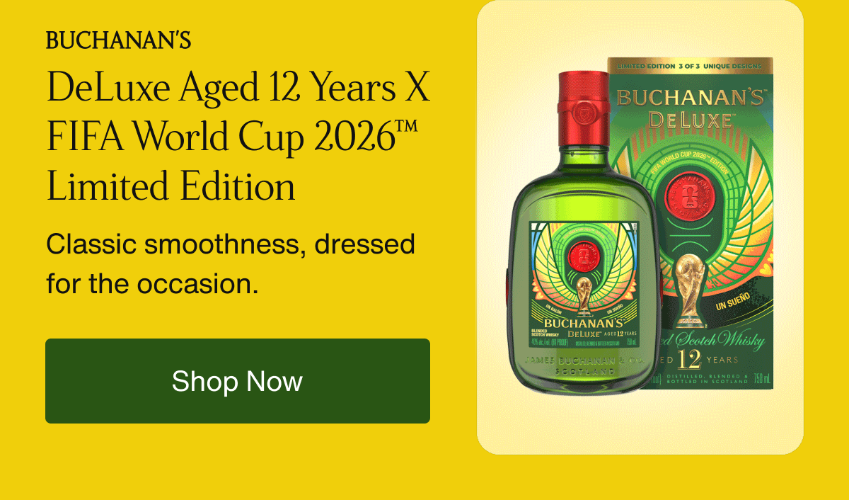 Buchanan's DeLuxe Aged 12 Years X FIFA World Cup 2026™ Limited Edition