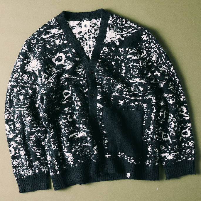 Patchwork paisley cardigan