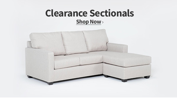 Clearance Sectionals | Shop Now