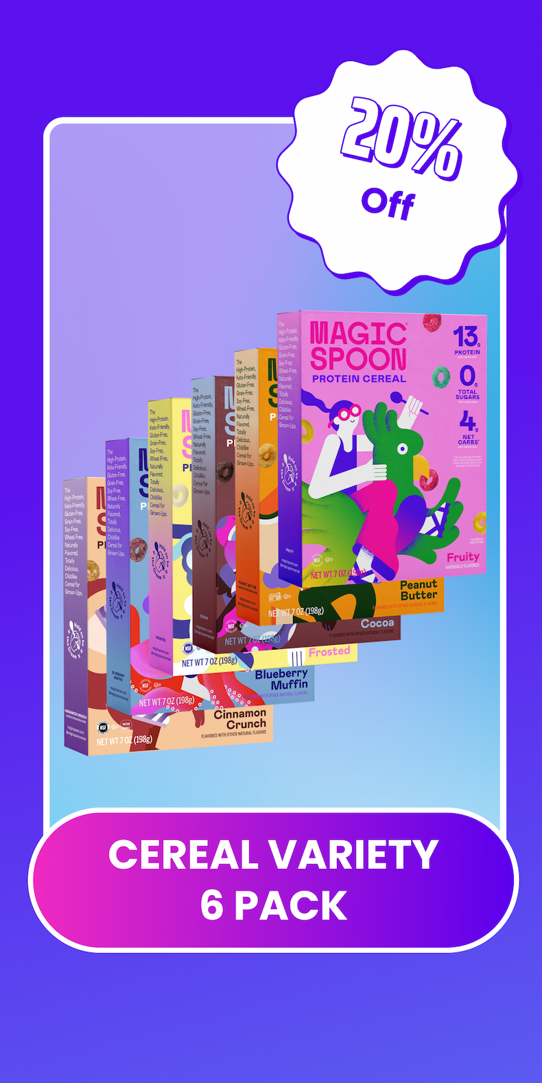 Cereal Variety 6-Pack