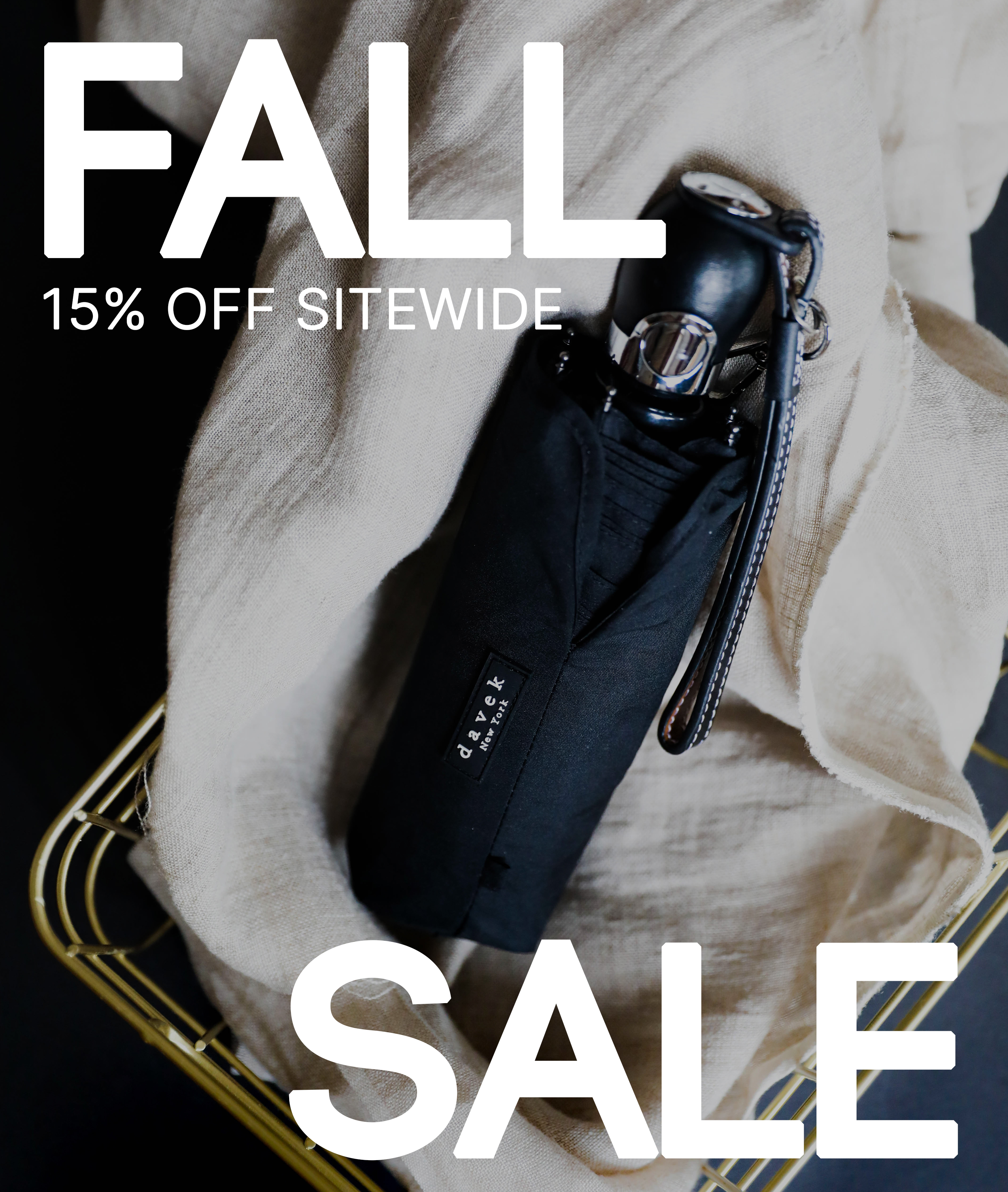 DAVEK FALL SALE L 15% OFF