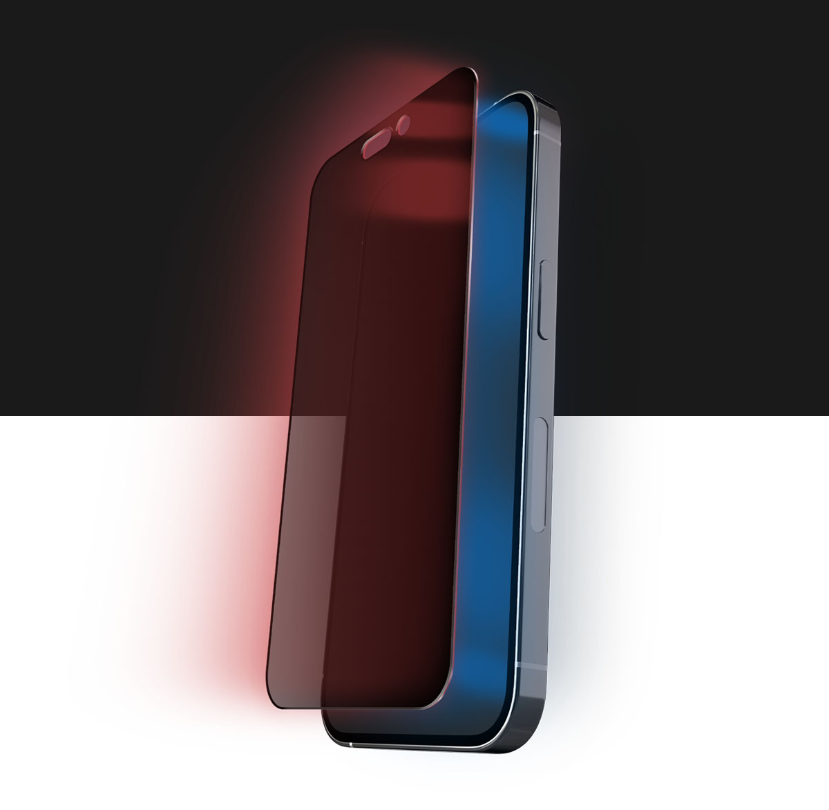 Our best-selling screen protector: Red Light Converter + Privacy