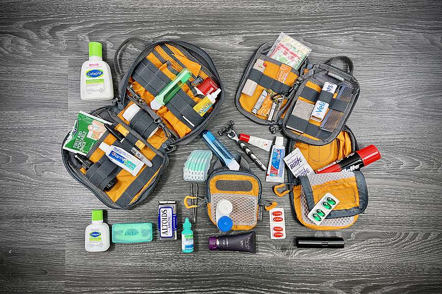 PPM pouches and STICKY Cube organization