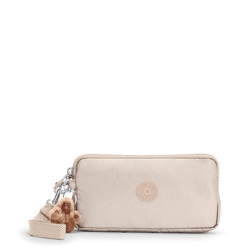 Lowie Metallic Wristlet Wallet-Quartz Metallic