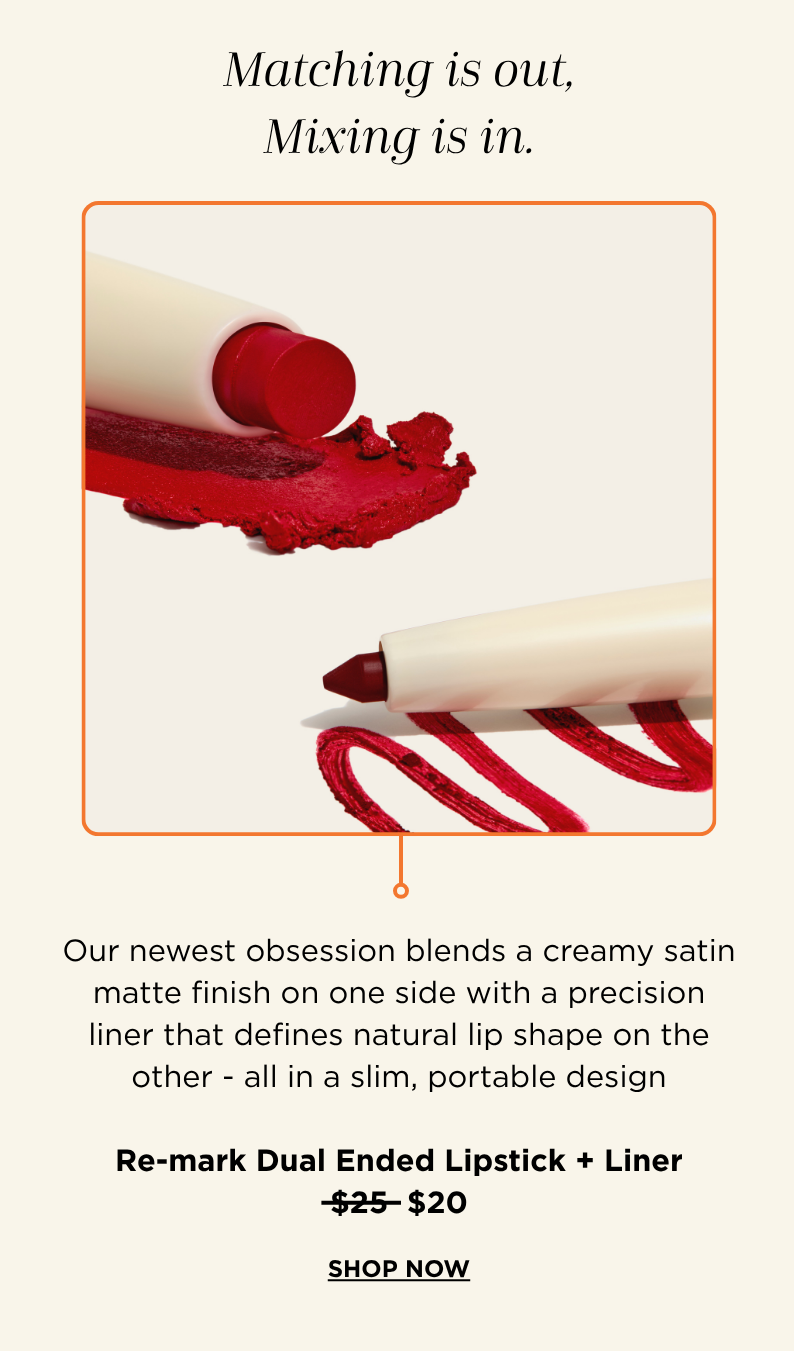 Matching is out, Mixing is in. Re-mark is now $20.