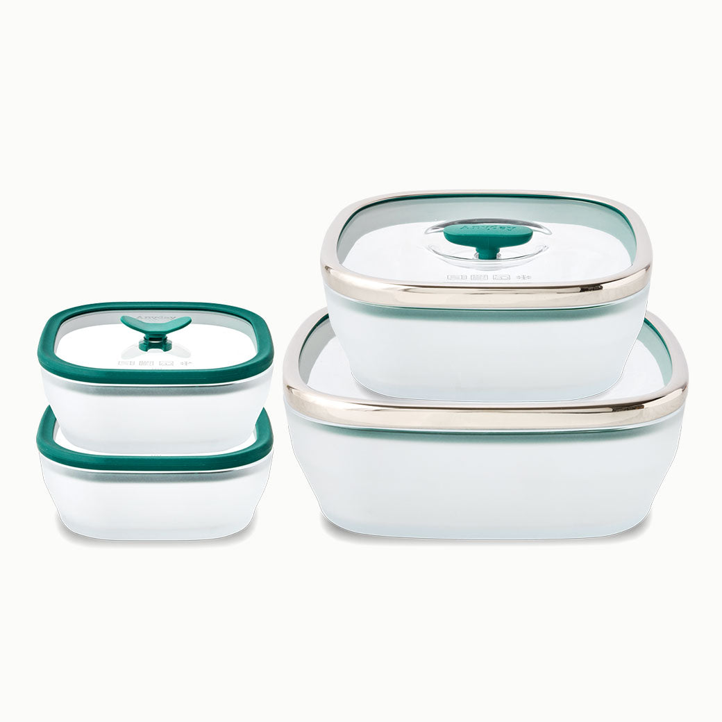 Image of 8-Piece Glass Square Dish Set