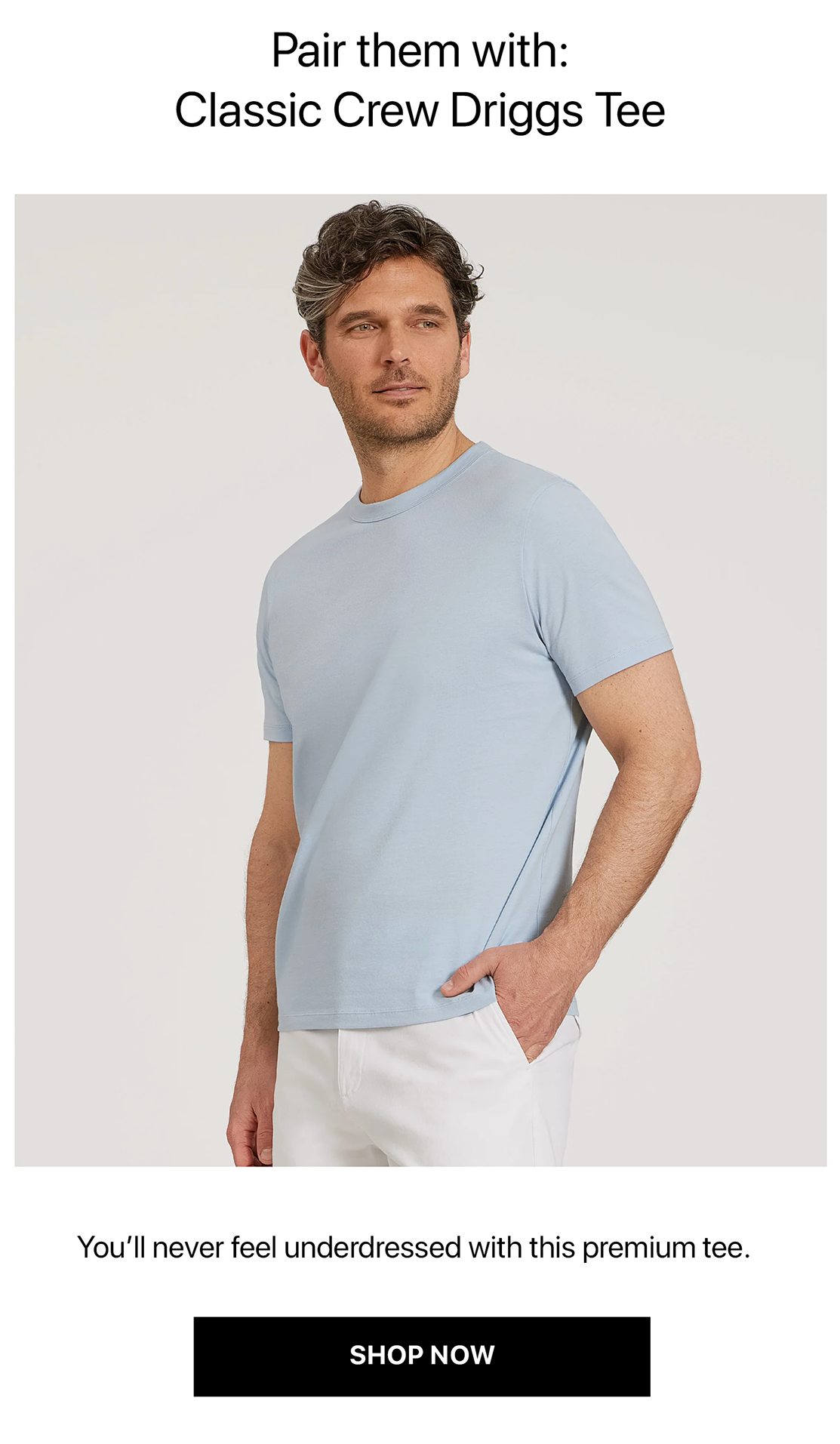 Classic Crew Driggs Tee