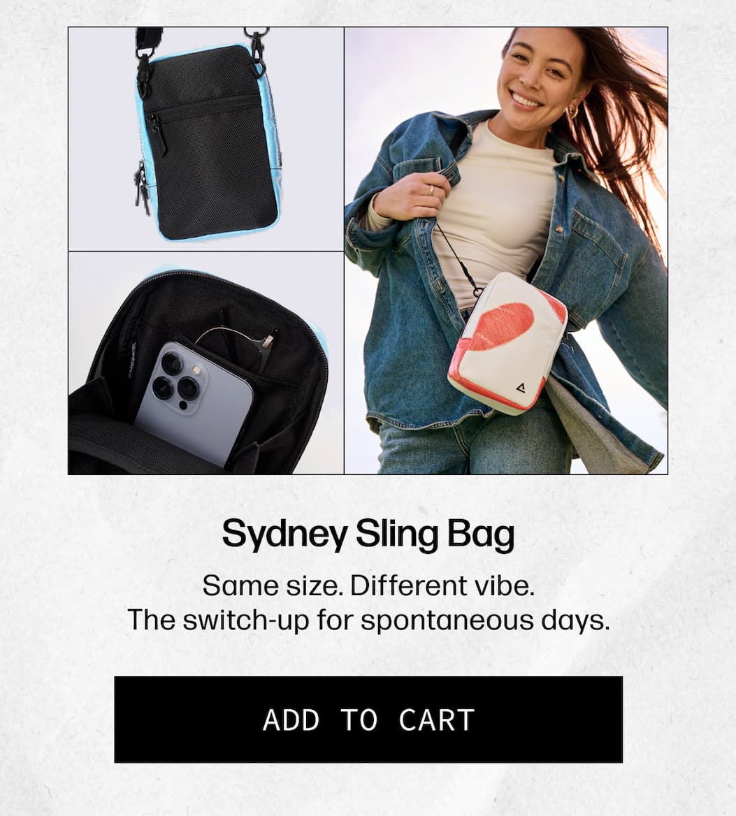 Sydney Sling Bag Same size. Different vibe. The switch-up for spontaneous days. | [ADD TO CART]