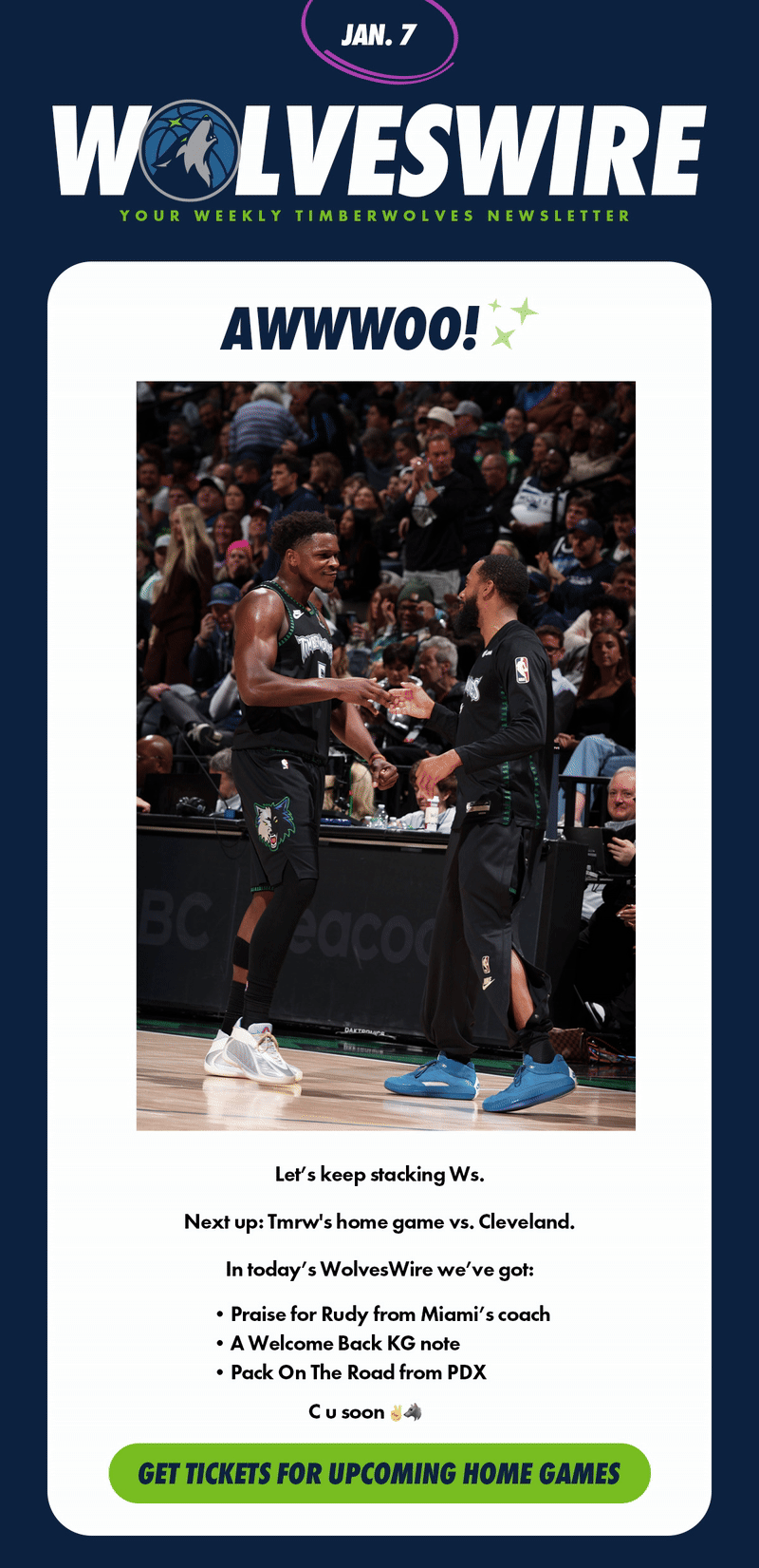 Wolves Wire | Get Tix To Upcoming Games!.gif