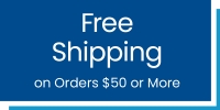 Free shipping on orders $50 or more
