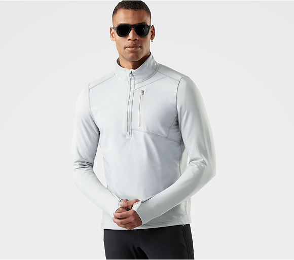 Men's Active Fleece Wind 1/2 Zip