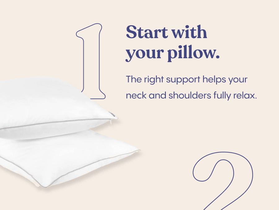 Start with your pillow.&nbsp;The right support helps your neck and shoulders fully relax. Choose breathable bedding.&nbsp;Temperature affects how often you wake up. Create consistency.&nbsp;Comfort you look forward to helps signal it’s time to rest.  You don’t need a full bedroom makeover. Just better pieces where it counts. Enjoy&nbsp;20% OFF FluffCo sleep essentials and build a setup that works with your body, not against it.