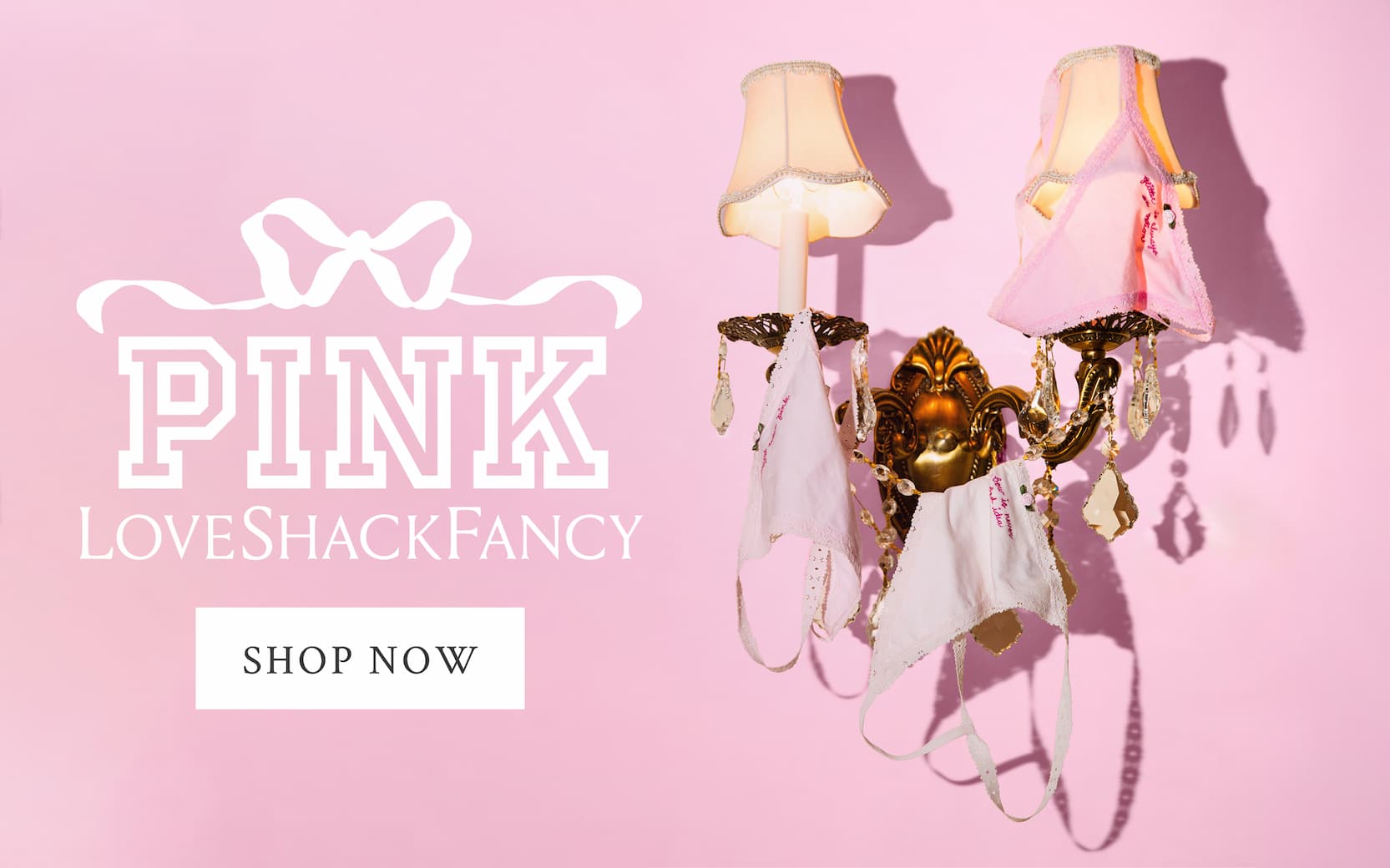 PINK x LoveShackFancy <SHOP NOW>