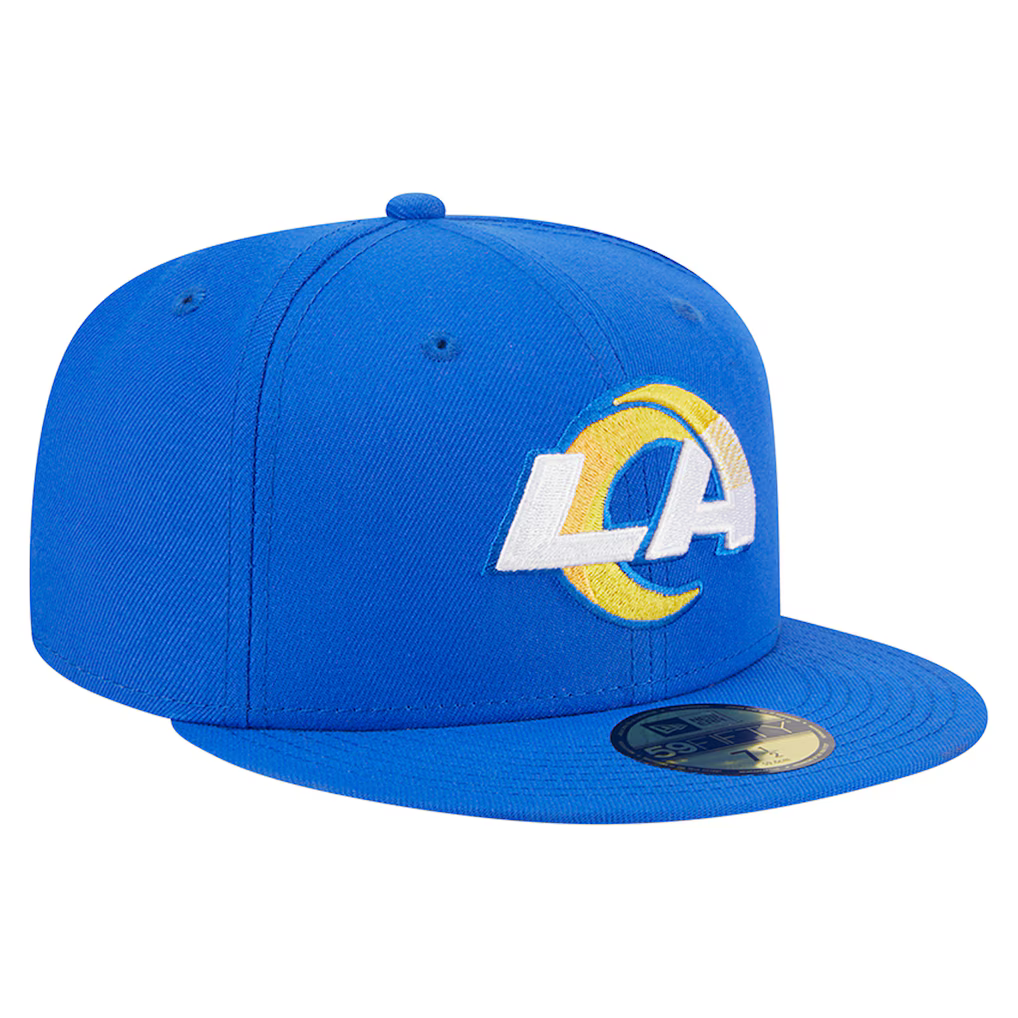 Image of New Era Los Angeles Rams Basic 59FIFTY Fitted Hat- Royal