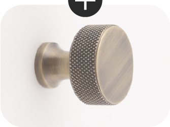 Image of Emilia Solid Brass Cabinet Knob