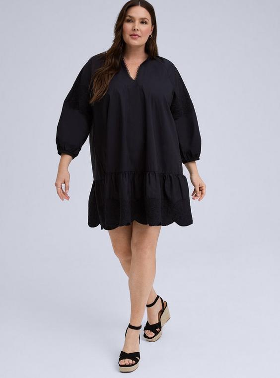 Belle Isle Scallop Hem Mini Dress