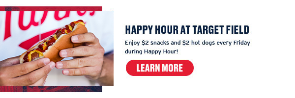 Enjoy $2 snacks and $2 hot dogs every Friday during Happy Hour!