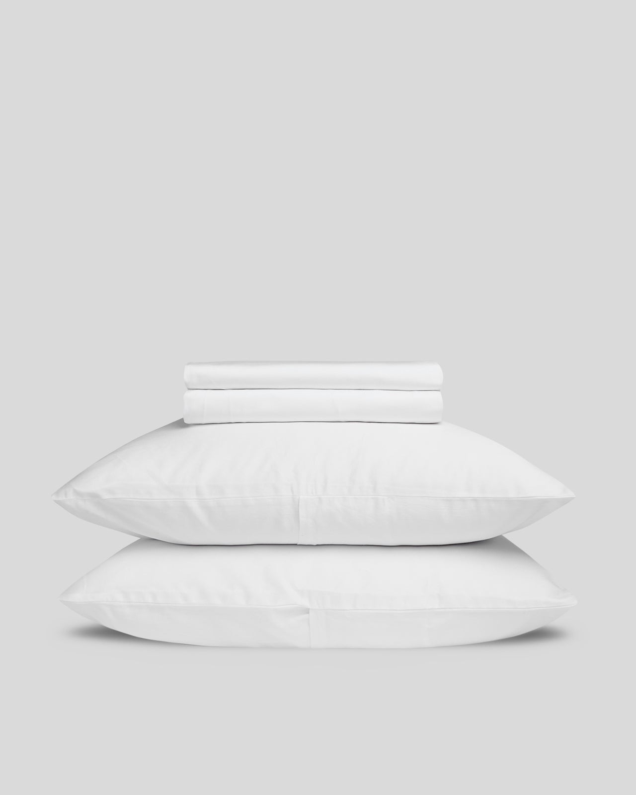 Percale Sheet Set -&nbsp;White F/Q