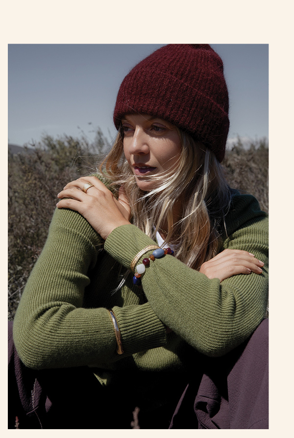 Elementary Cashmere Blend V Neck Sweater