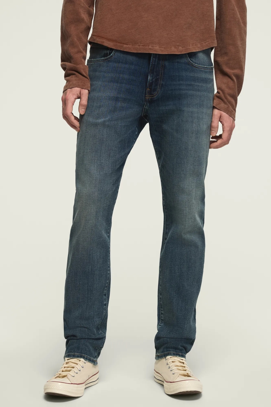 Image of Lucky Brand 412 Athletic Slim - Men's Pants Denim Slim Fit Jeans in Bad Habit