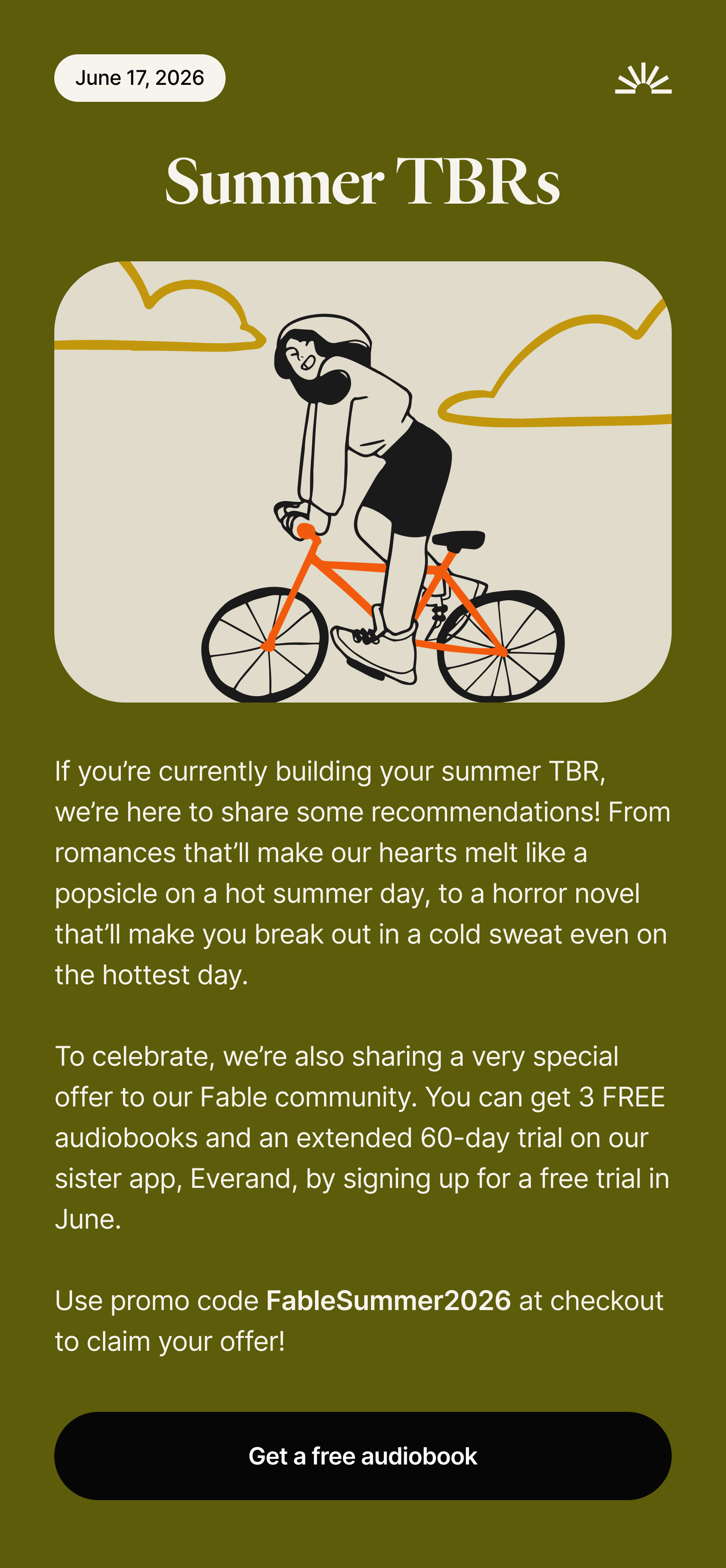 Summer TBRs