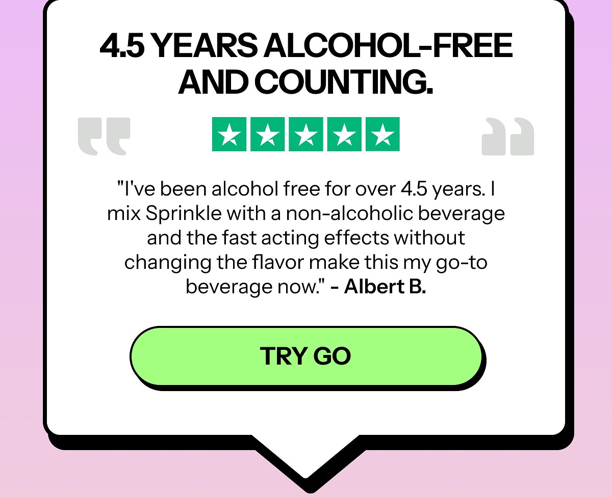 4.5 years alcohol-free and counting. "I've been alcohol free for over 4.5 years.