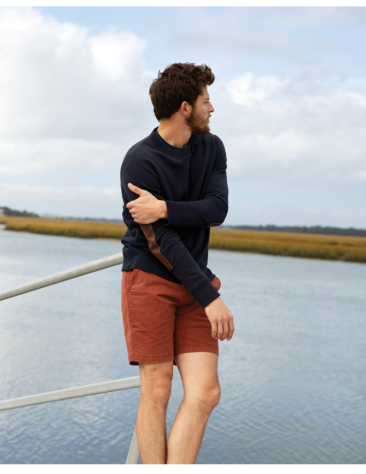 Model wears the Chino Short.