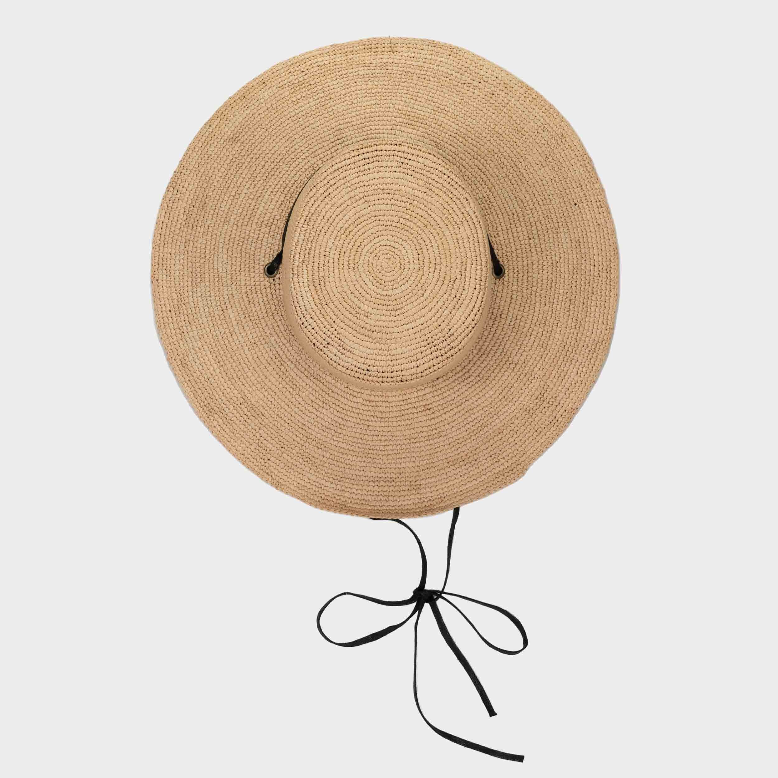 Image of Toquilla Straw Garden Hat with Strap