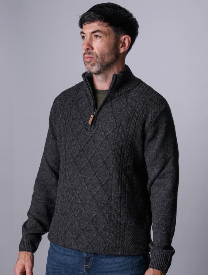 Kinsale Half-Zip Wool Sweater