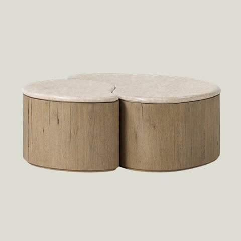 Ingrid Coffee Table, Set of 2  by Four Hands