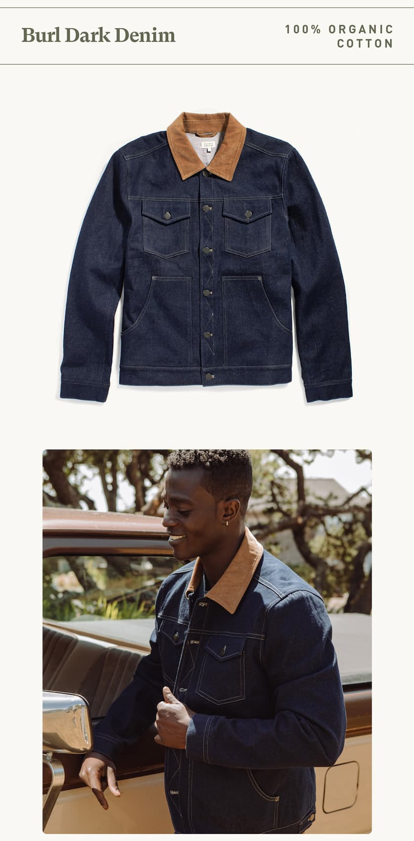 Shop Burl Dark Denim