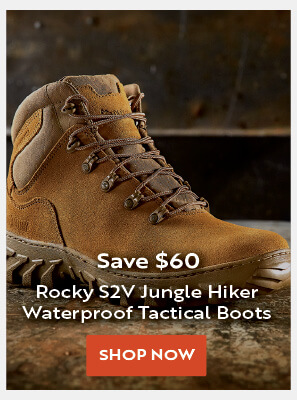 Rocky S2V Jungle Hiker Waterproof Tactical Boots