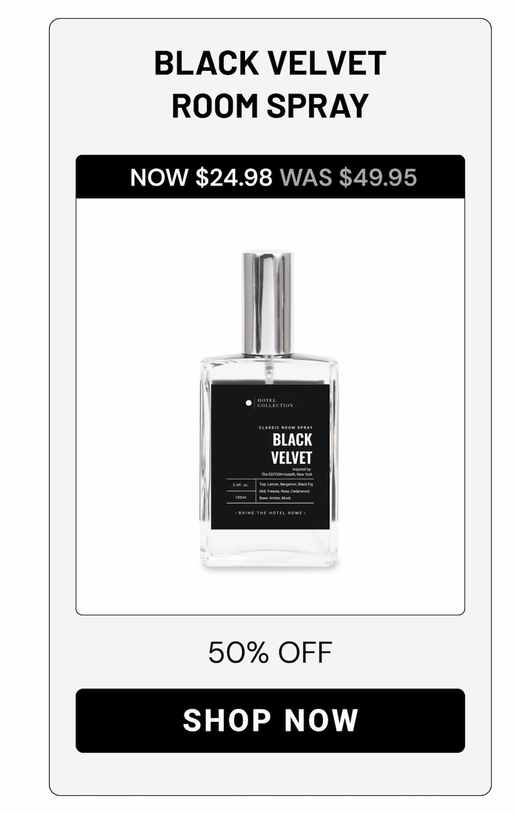 BLACK VELVET ROOM SPRAY