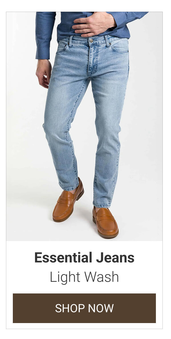 Light Wash Essential Jeans