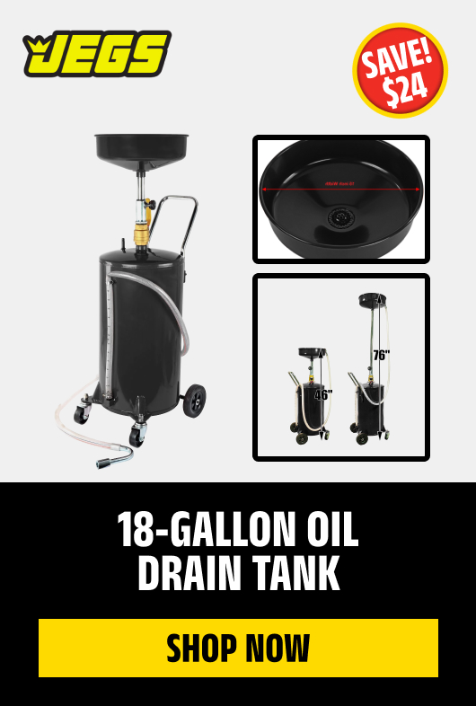 18-Gallon Oil Drain Tank
