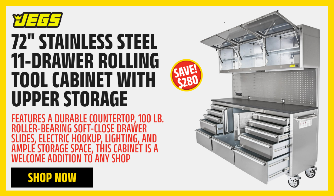 72" Stainless Steel 11-Drawer Rolling Tool Cabinet with Upper Storage