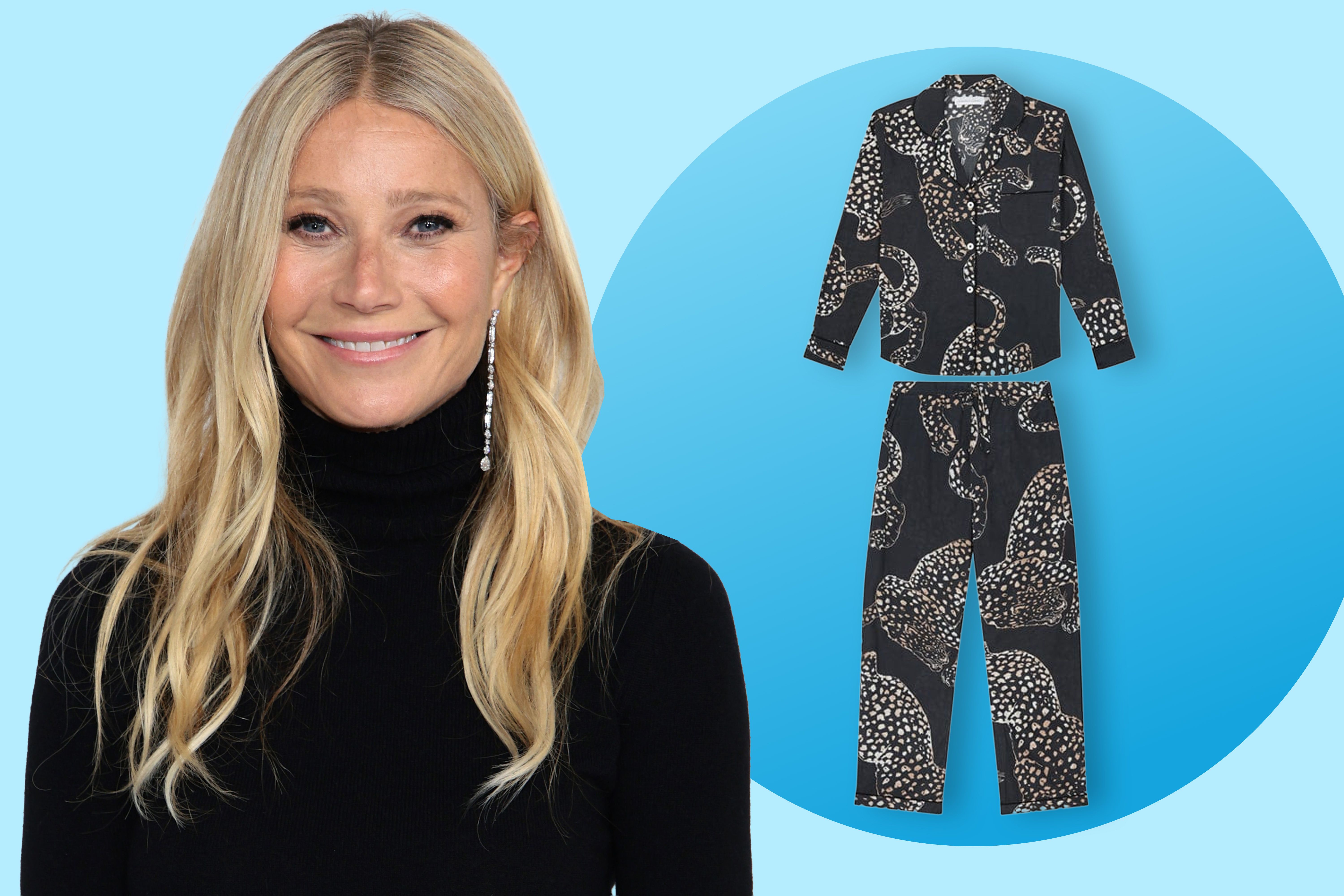 Gwyneth Paltrow's $250 Animal-Print Pajamas Are Almost Sold Out! We Found a Similar Pair for Under $40