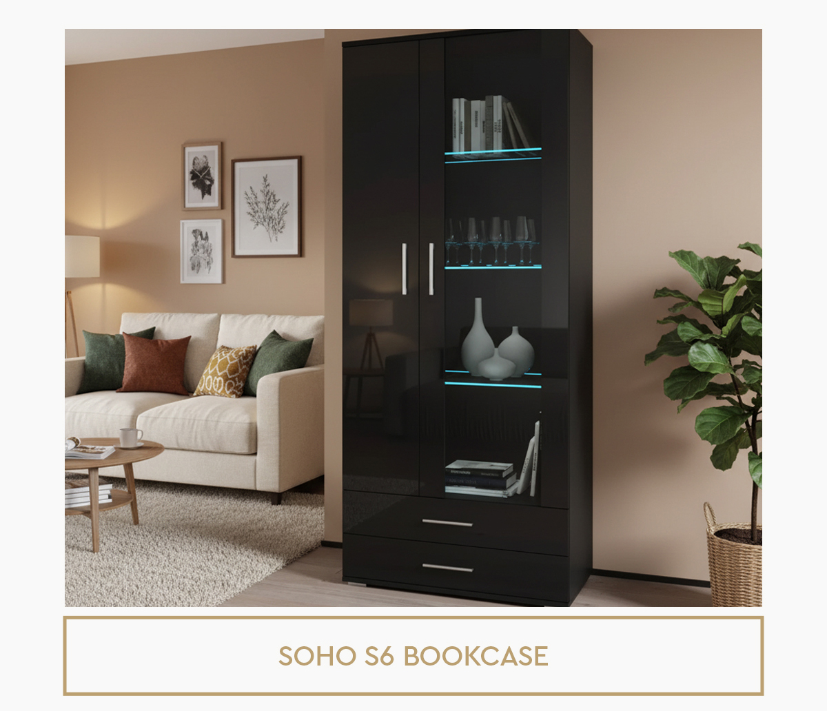 Soho S6 Bookcase