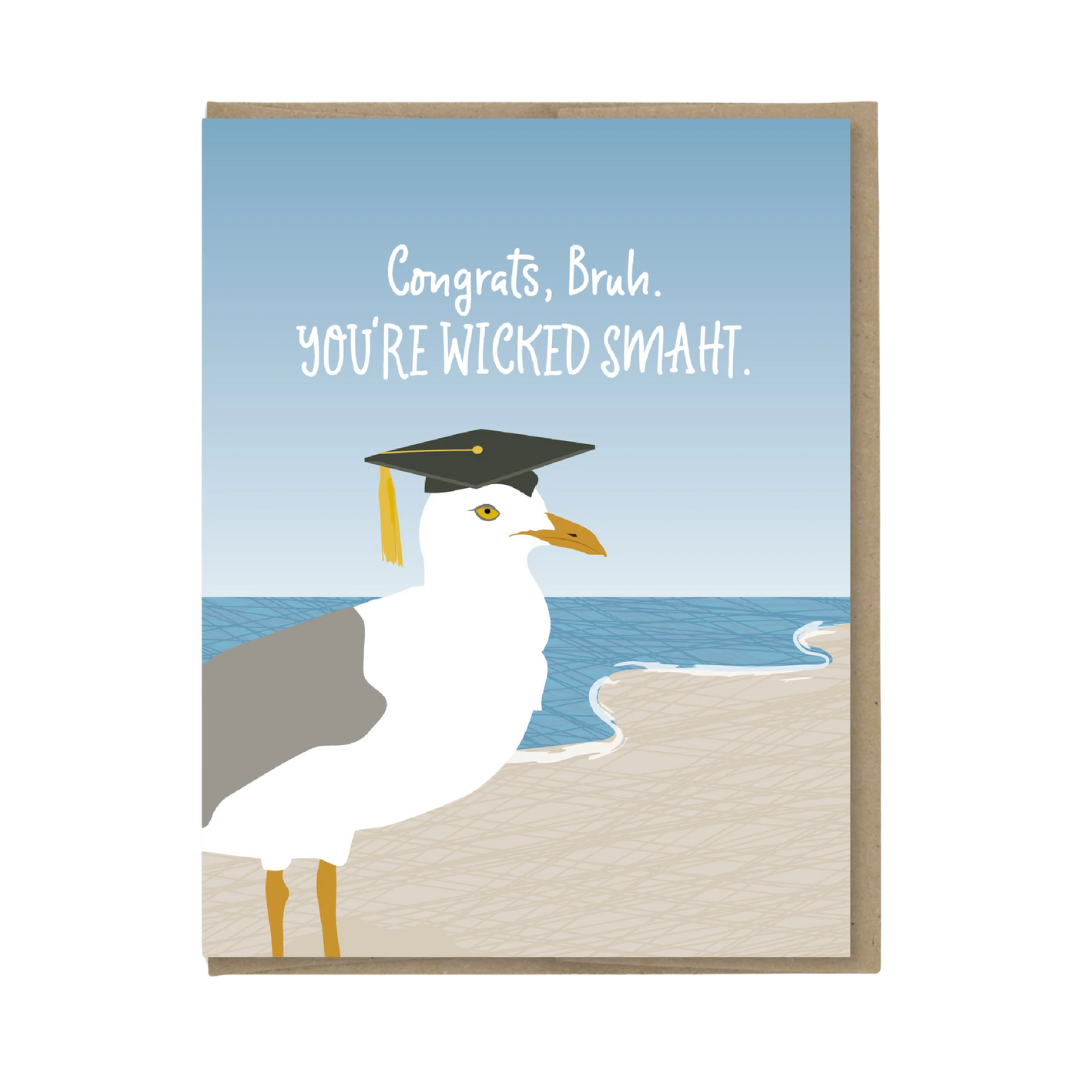 Image of Wicked Smaht Graduation Card