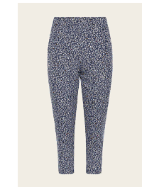 Add to WishlistAdded to WishlistShare to Socials M&Co Navy Blue Abstract Print Cropped Hareem Trousers