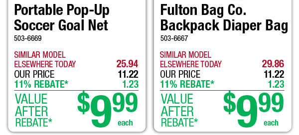 Fulton Bag Co. Backpack Diaper Bag - ONLY $9.99 After Rebate*!