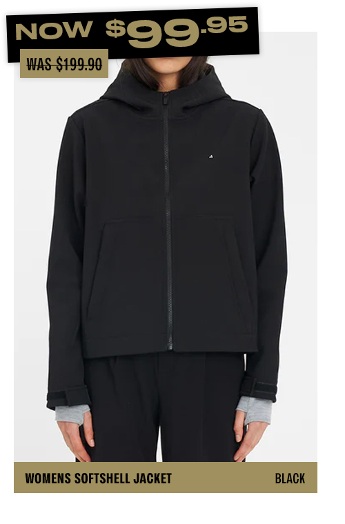 WOMENS SOFTSHELL JACKET BLACK
