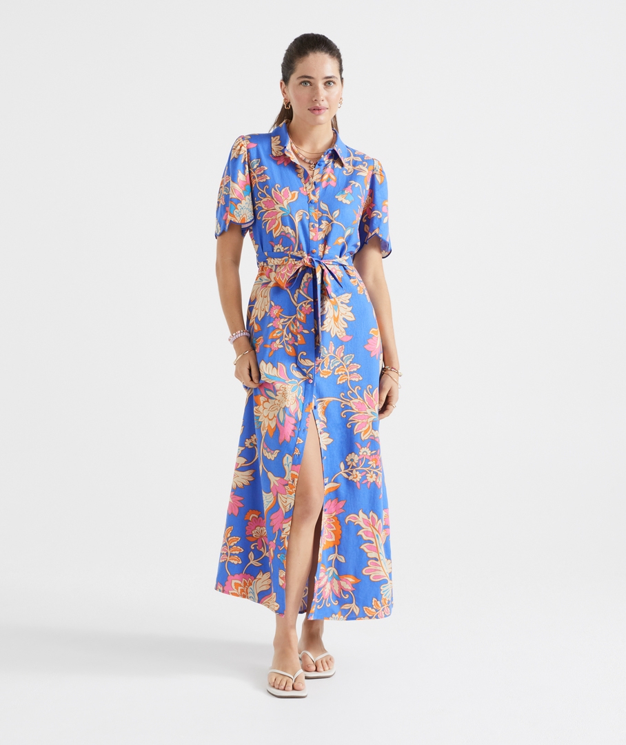 MARIE SHIRT MIDI DRESS